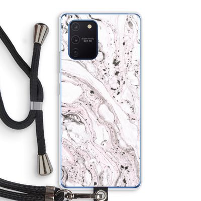 Mengelmoes: Samsung Galaxy Note 10 Lite Transparant Hoesje met koord
