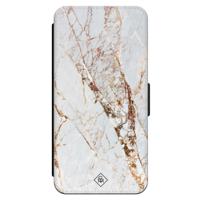 iPhone 16 flipcase - Marmer goud