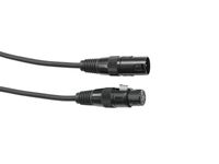 EUROLITE DMX cable XLR 5pin 1m bk