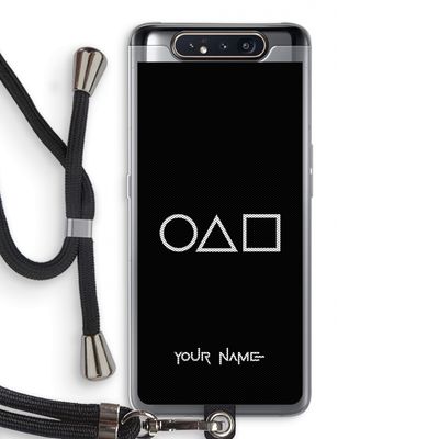 Squid Game: Samsung Galaxy A80 Transparant Hoesje met koord