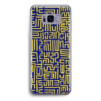 Majorelle Blue Print: Samsung Galaxy S8 Transparant Hoesje