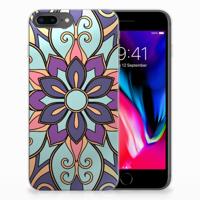 Apple iPhone 7 Plus | 8 Plus | TPU Case | Purple Flower