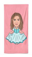 Cartoon Handdoek Princess - Pillow Buddies