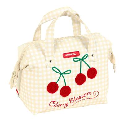 Toilettas voor op School Safta Cherry Beige 26.5 x 17.5 x 12.5 cm