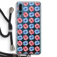 Klaproosjes: Huawei P20 Pro Transparant Hoesje met koord