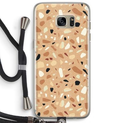 Terrazzo N°17: Samsung Galaxy S7 Edge Transparant Hoesje met koord