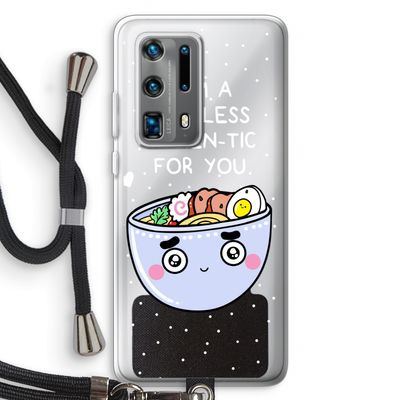 I'm A Hopeless Ramen-Tic For You: Huawei P40 Pro Plus Transparant Hoesje met koord