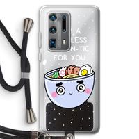 I'm A Hopeless Ramen-Tic For You: Huawei P40 Pro Plus Transparant Hoesje met koord