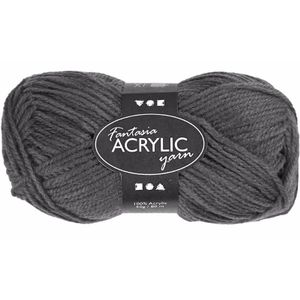 Grijs acryl garen 80 meter   -