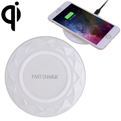 DC5V Input Diamond Qi standaard snel opladen draadloze lader, kabel lengte: 1m, voor iPhone X & 8 & 8 Plus, Galaxy S8 & S8 PLUS, Huawei, Xiaomi, LG, N
