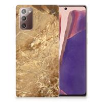 Samsung Note 20 | TPU | Siliconen hoesje | Marmer Creme