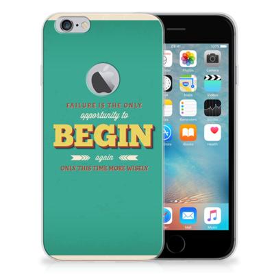Apple iPhone 6 Plus | 6s Plus | Siliconen hoesje | met naam Quote Begin Apple iPhone 6 Plus | 6s Plus | Siliconen hoesje | met naam Quote Begin