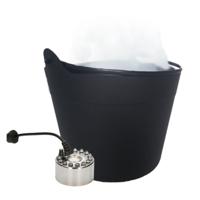 Halloween Heksenketel/kookpot met mistmaker - versiering/feestdecoratie - Horror
