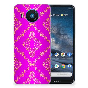 Siliconen Hoesje Nokia 8.3 Barok Roze