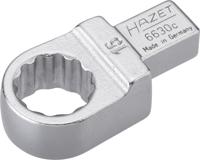 HAZET Insteekringsleutel 6630C-15 · 9 x 12 mm insteekvierkant massief · Buitentwaalfkant tractieprofiel · SW 15 mm