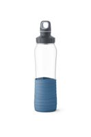 EMSA KW DRINK2GO N3100200 drinkfles Dagelijks gebruik 700 ml Glas Blauw, Transparant