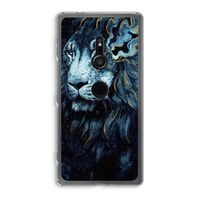 Darkness Lion: Sony Xperia XZ2 Transparant Hoesje - thumbnail