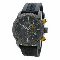 Horlogeband Burberry BU7713 Rubber Zwart 24mm