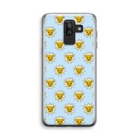 Leeuwenkoppen: Samsung Galaxy J8 (2018) Transparant Hoesje