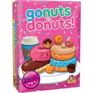 White Goblin Games Go Nuts for Donuts kaartspel Nederlands, 2 - 6 spelers, 20 minuten, Vanaf 8 jaar