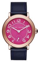 Horlogeband Marc by Marc Jacobs MJ1556 Leder Blauw 18mm