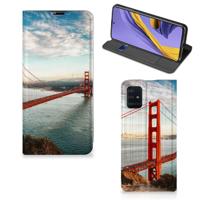Samsung Galaxy A51 | Book Cover | Golden Gate Bridge