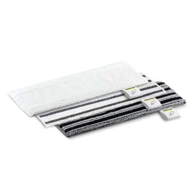 KARCHER - Kit van 3 moppen (zacht, schurend en zeer schurend) voor vloermondstuk - Compatibel met het assortiment Easy Fix-stoomreinigers