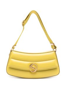 Stella McCartney sac porté épaule S-Wave à design matelassé - Jaune