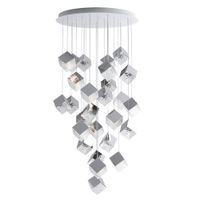 Bomma Pyrite 26 pcs Round Hanglamp - Zilver - thumbnail