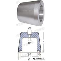 Ánodos punta de ejes Riva TEN00437 - ANODO RIVA SPLENDIDA ZINC 7,05KG.