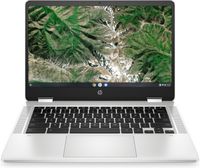 HP Chromebook x360 14a-ca0200nd 35,6 cm (14") Touchscreen Full HD Intel® Celeron® 4 GB LPDDR4-SDRAM 64 GB eMMC Wi-Fi 5 (802.11ac) Chrome OS Zilver - thumbnail