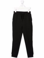 Calvin Klein Kids pantalon de jogging à taille à lien de resserrage - Noir