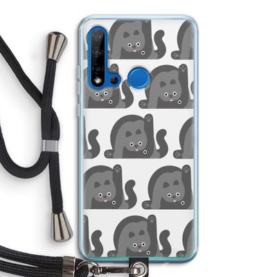 Cats: Huawei P20 Lite (2019) Transparant Hoesje met koord