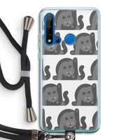 Cats: Huawei P20 Lite (2019) Transparant Hoesje met koord