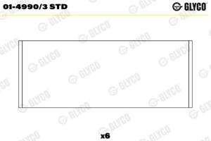 Glyco Drijfstanglager 01-4990/3 STD