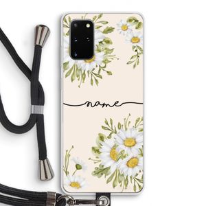 Daisies: Samsung Galaxy S20 Plus Transparant Hoesje met koord