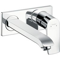 Hansgrohe Metris afbouwdeel voor inbouw wandkraan inclusief uitloop 22,5cm incl. afvoerplug 50001 chroom 31086000