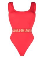 Versace maillot de bain à taille Greca - Rouge