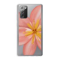 Pink Ellila Flower: Samsung Galaxy Note 20 / Note 20 5G Transparant Hoesje