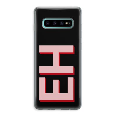 Monogram: Samsung Galaxy S10 Plus Transparant Hoesje