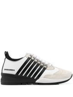 DSQUARED2 Boxer stripe-print sneakers - Blanc - thumbnail