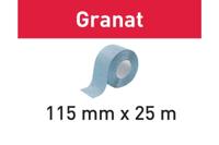 Festool 115x25m P150 GR Handschuurrol Granat - 201108