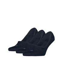 Calvin Klein Footies Heren Mid Cut 3-pack Navy-39/42