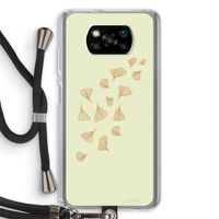 Falling Leaves: Xiaomi Poco X3 Pro Transparant Hoesje met koord