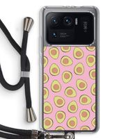 Dancing avocados: Xiaomi Mi 11 Ultra Transparant Hoesje met koord