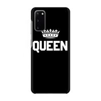 Queen zwart: Volledig geprint Samsung Galaxy S20 Hoesje