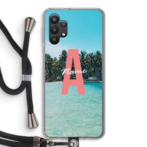 Pacific Dream: Samsung Galaxy A32 5G Transparant Hoesje met koord