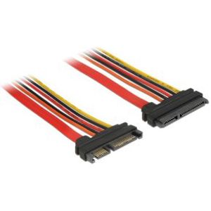 DeLOCK 84919 SATA-kabel 0,3 m SATA 22-pin Zwart, Oranje, Rood, Geel