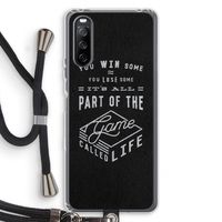 Life: Sony Sony Xperia 10 III Transparant Hoesje met koord