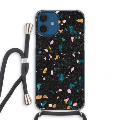 Terrazzo N°10: iPhone 12 mini Transparant Hoesje met koord
